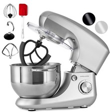 Food Stand Mixer Electric Cake Mixer 5.5L 1400W 6 Speed 5 Accessories With Bowl