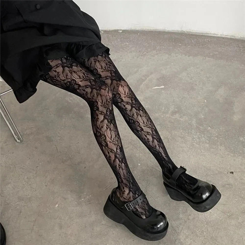 Women floral fishnet - floral,