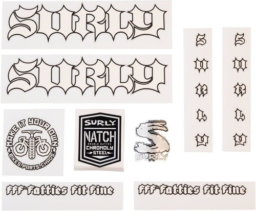 Surly born lose decal set - surly,