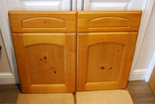 Solid golden pine kitchen - solid,