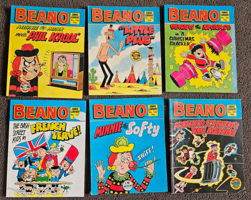 Beano comic library job - comic, x6