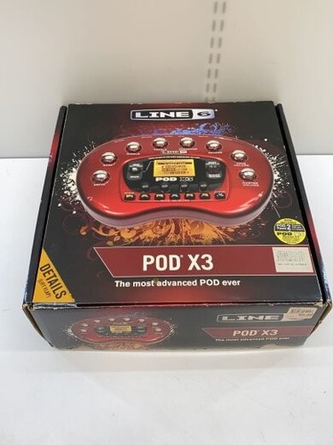 Line6 pod guitar bass vocal - line6, x3