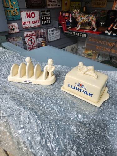 Lurpak butter dish - and, toast