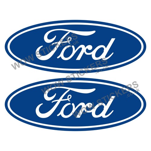 Ford blue stickers laptop car - ford,