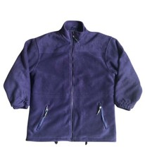 Vintage Hoggs of Fife Quilt Lined Fleece Jacket Men’s M Blue Heavyweight Pockets