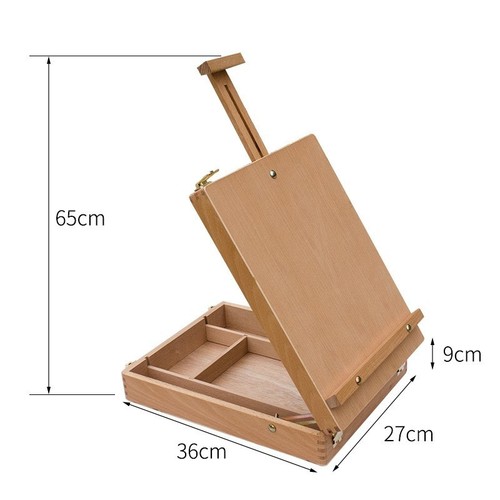 Portable wooden desk - desk, top