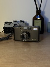 Double Teeth Contax T3 Point & Shoot 35mm Film Camera Black