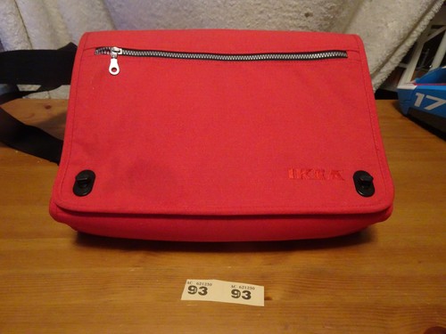 Ikea red messenger bag - messenger,