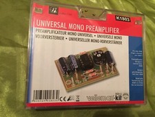 VELLEMAN KIT K1803 UNIVERSAL MONO PRE-AMPLIFIER FOR BOOSTING WEAK AUDIO SIGNALS