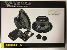 Ground Zero GZRC 16 XII 2-Way Compo System Car Set Compo165mm 120W NEW & ORIGINAL PACKAGING!