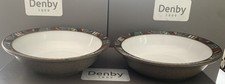 2 DENBY MARRAKESH RIMMED CEREAL BOWLS 7 INCHES