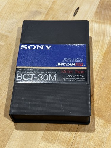 Sony betacam metal tape - metal,