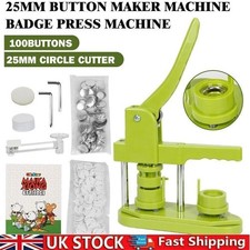 25mm Button Maker Badge Press