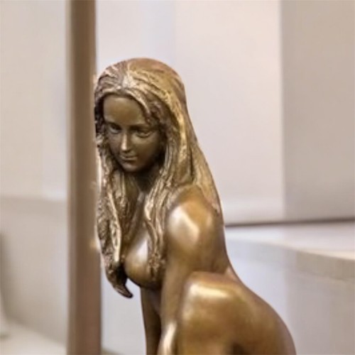 Vintage bronze sculpture - vintage,