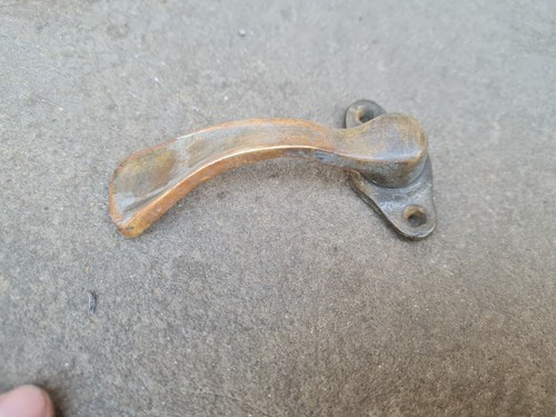 One single old antique brass - old,