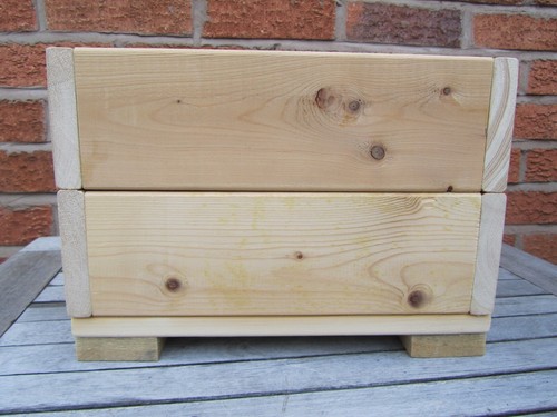 Small wooden planter - small,