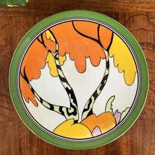 CLARICE CLIFF BIZARRE "HONOLULU" PLATE