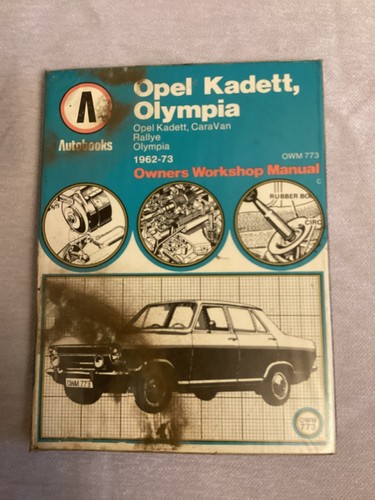 Opel kadett workshop manual - kadett,