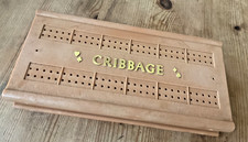 vintage CRIBBAGE BOARD/BOX