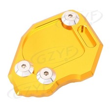 Motorcycle Kickstand Side Stand Plate Pad For BMW F800GS 2008-2014 2013 12 Gold