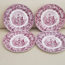 VINTAGE set of 4  Ferrara Of Etruria Wedgwood SALAD  plates