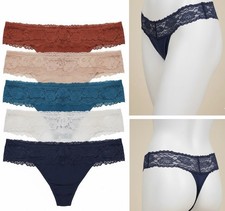 Ladies 5 Pack Thongs GEORGE