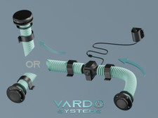 12V Volt Ventilation Kit DIY Inline Fan Air Extraction Inlet Outlet Camper Boat 