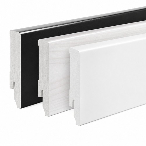 Waterproof plastic skirting - plastic,
