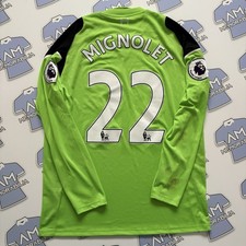 Match Worn Unwashed Simon Mignolet 2016/2017 Liverpool FC Goalkeeper Shirt