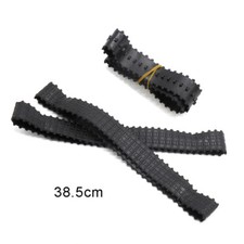 Closed Circular Black 38.5x2cm Rubber Track DIY RC Model Tank Robot Tire Track