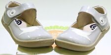 LIVIE & LUCA 'PIO PIO' GIRLS LIGHT GREY LEATHER MARY JANE SIZE UK 6 JNR EU 23