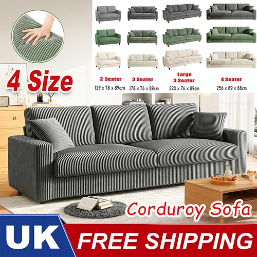 Seater corduroy sofa - sofa, jumbo