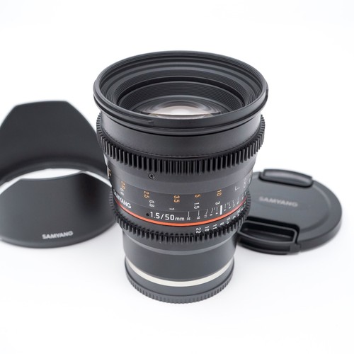 Samyang 50mm umc cine - t1.5, as