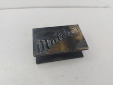 Vintage Metal Matchbox Holder