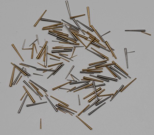 100x small steel brass - brass, taper