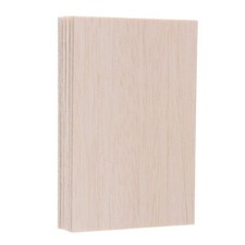 5x Balsa Wooden Plate Wood Sheet Model DIY House Ship Aircraft150mm*10