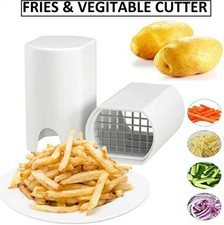 French Fry Cutter Dicer Potato Chips Chipper Vegetable Chopper Easy Fries Maker