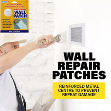 1/3/6pk Self Adhesive Wall Repair Patch 10x10cm Mesh Drywall Ceilings Plastering