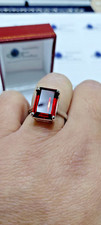Huge Garnet Solitaire 10X8 mm