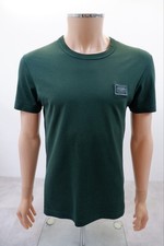 Dolce & Gabbana D&G Mens Round Neck T Shirt Top Size 46 Green Short Sleeve Logo