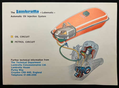 Lambretta lubematic cometa lui - lambretta,