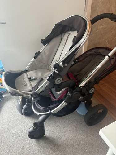 Icandy peach double pram - icandy,