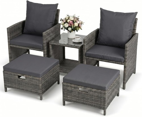 Piece rattan garden - 5,