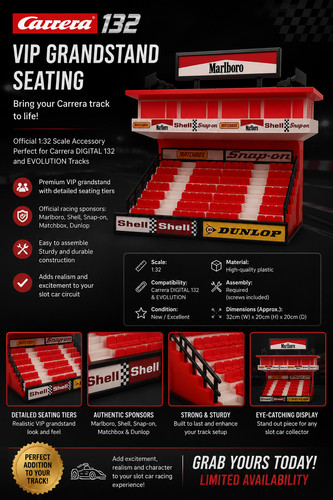 Carrera 132 vip - carrera, grandstand