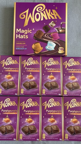 Wonka choc bars 1 - 8,