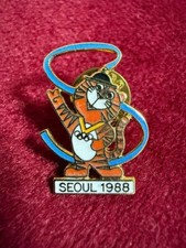 SEOUL 1988 SUMMER OLYMPICS PIN BADGE RARE Special Collectors Badge