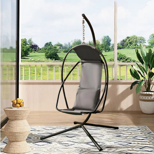 Garden cloth hanging egg chair - garden,