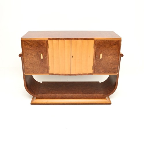Art deco burr walnut and - deco,
