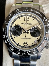 EUC Parnis Panda Chronograph w