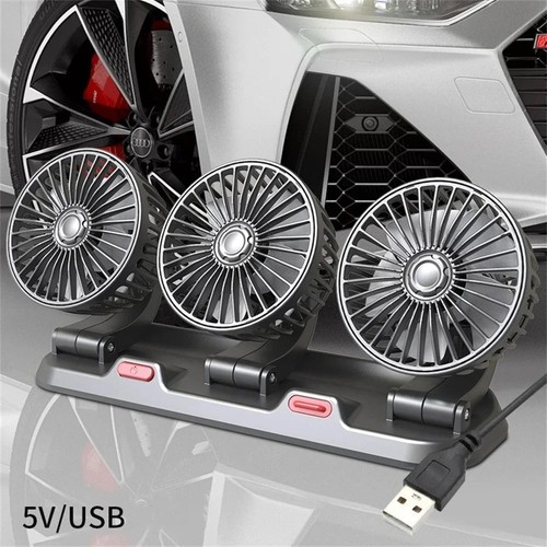 Car cooling fan dual head - car, 5v